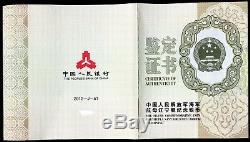 Chine 2012 Kilo Silver Coin Porte-avions Chinois Liaoning