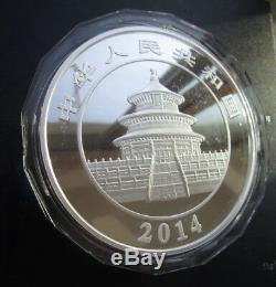 Chine 2014 1 Kilo Argent Panda Coin