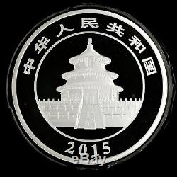 Chine 2015 Argent 1 Kilo Panda Coin