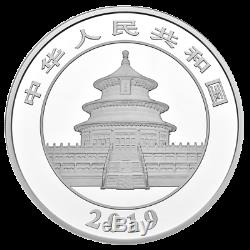 Chine 300 Yuan Panda 2019 1 Kilo Silber Pp IM Etui
