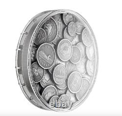 Collection De Pièces Canadiennes 2017 Argent Un Kilogramme 1kilo Ultra High Relief Coin