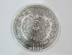 Corée Du Sud 1 Kilo Argent Stacker Achille Shield Concave Coin 333 Mintage Avec Cap