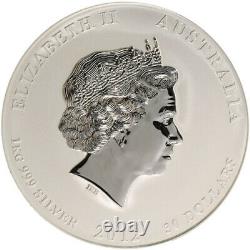 De 1 KG 2012 Année Lunaire Du Dragon Silver Coin