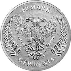 Germania 2020 80 Mark Germania 1 Kilo 1 KG 999,9 Pièces D’argent