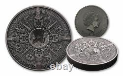 Heritage Égyptien Multiple Layer 1 Kilo Antique Finition Argent Coin 25$ Samoa
