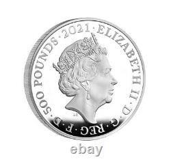 Hrh Le Prince Philip, Duc D'édimbourg 2021 Royaume-uni One Kilo Silver Proof Coin 1kg