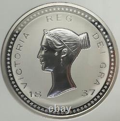 Île de l'Ascension 2021 Kilo d'argent £100 Reine Victoria par Bonomi NGC PF-69 UCAM