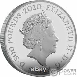 James Bond 007 Agent 1 KG Kilo Silver Coin 500 Livres Royaume-uni 2020