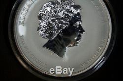 Kilo 32,15 Oz Silver Coin Perth Mint Australie Année De Serpent 2013 En Capsule