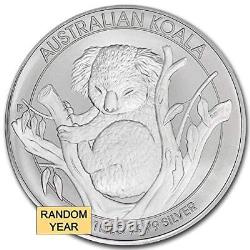 L'ua 2007 Présente (année De Rando) Australian 1 Kilo Argent Koala Coin