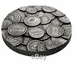 La Collection De Pièces Canadienne Argent Un Kilo Ultra High Relief Coin 500 Mintage