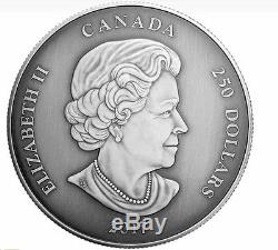 La Collection De Pièces Canadienne Argent Un Kilo Ultra High Relief Coin 500 Mintage