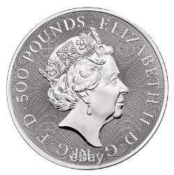Les Bêtes De La Reine 2021 Kilo Silver Bullion Coin (vendu À La Monnaie Royale)