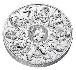 Les Bêtes De La Reine 2021 Kilo Silver Bullion Coin (vendu À La Monnaie Royale)