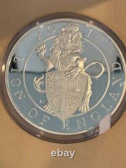 Les Bêtes de la Reine Le Lion d'Angleterre Pièce en Argent Proof de 1 Kilo