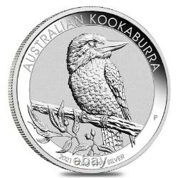 Lot De 2 2021 1 Kilo Argent Australien Kookaburra Perth Mint. 9999 Fine Bu À