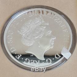 Monnaie Royale 1 Kilo Silver Proof £ 500 Livres Année Du Singe 2016 Uk Coin