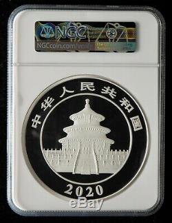 Ngc Pf70 Uc Chine 2020 Argent 1 Kilo Panda Coin