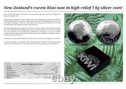 Nouvelle-zélande 2020 20$ Brown Kiwi Kilo 1 KG 999 Silver Coin. 100 Pcs Dans Le Monde