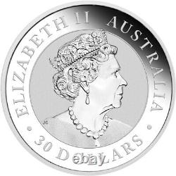 Pièce d'argent Kookaburra australien de 1 kilo 2022 (non circulée)