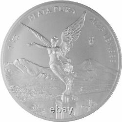 Pièce d'argent Libertad mexicaine d'1 kilo de 2023 (BU)