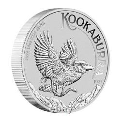 Pièce d'argent Perth Kookaburra de 10 oz de 2024 (BU)