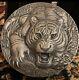 Pièce D'argent Magnifique De 2 Kilos Tiger Relief 20000 Francs Côte D'ivoire 2021