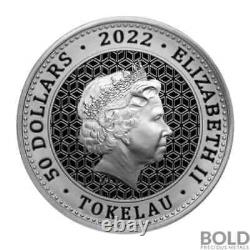 Pièce en argent Tokelau Bull & Bear de 1 kilo de 2022