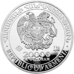 Pièce en argent de 5 kilos 2024 de l'Arche de Noé arménienne de Geiger Edelmetalle