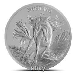 Prévente 2024 Pièce d'argent Mustang Tokelau 1 Kilo (de type épreuve)