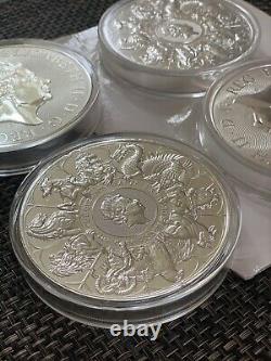 Queen's Beast 2021 Kilo Silver Bullion Non Ouvert Monster Box (6x Kilo Coins)