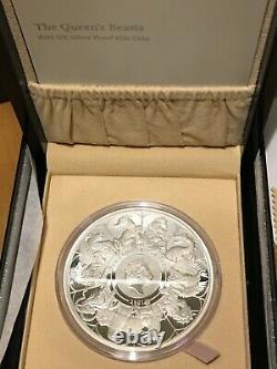 Queen's Beasts 2021 Royaume-uni One Kilo 1kg Silver Proof Coin Limited Edition 75