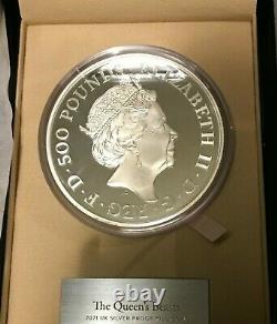 Queen's Beasts 2021 Royaume-uni One Kilo 1kg Silver Proof Coin Limited Edition 75