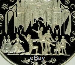 Russie 1995 Argent 1 Kilo KG Coin 100 Roubles Ballet Sleeping Beauty Ngc Pf69 Coa