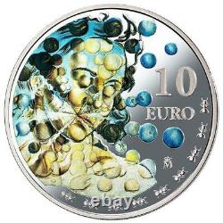 Spanien 2021 Salvador Dalí Satz IM Etui 27 Gr + 1/2 Kilo Silber Pp