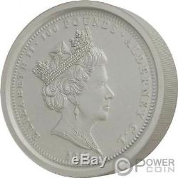 Una Et Le Lion 1 KG Kilo Argent Monnaie 100 £ Livres Alderney 2019